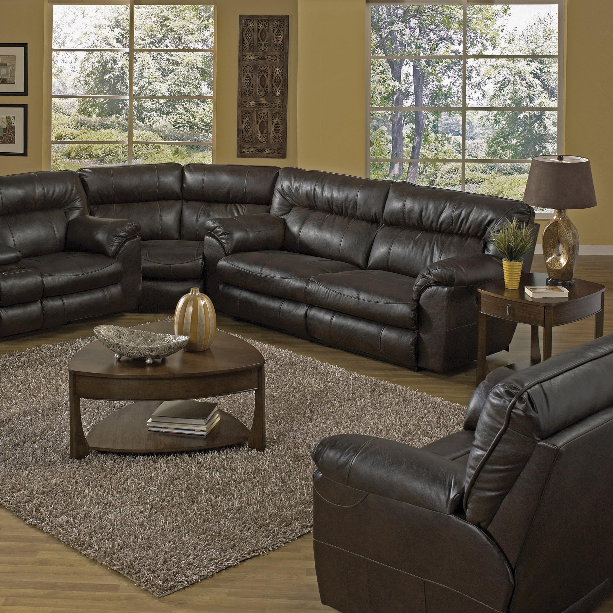 Catnapper Nolan 304 3040 4 Casual Extra Wide Cuddler Recliner