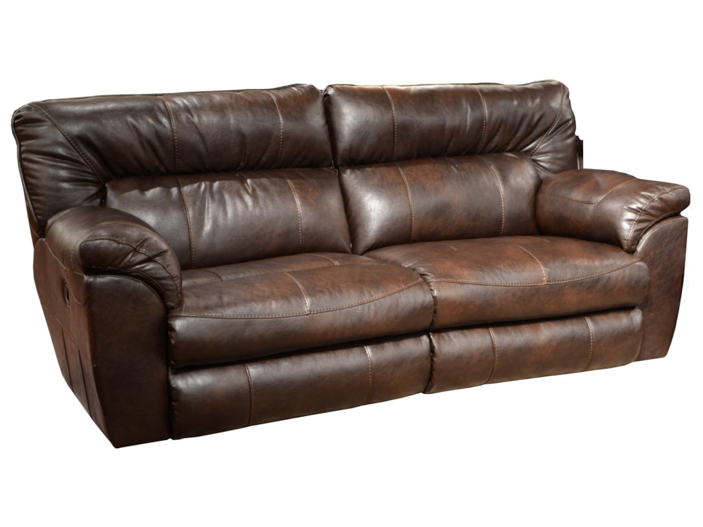 Catner Nolan 64041 Extra Wide Reclining Sofa With Casual Catner Nolan Extra Wide Reclining Sofa