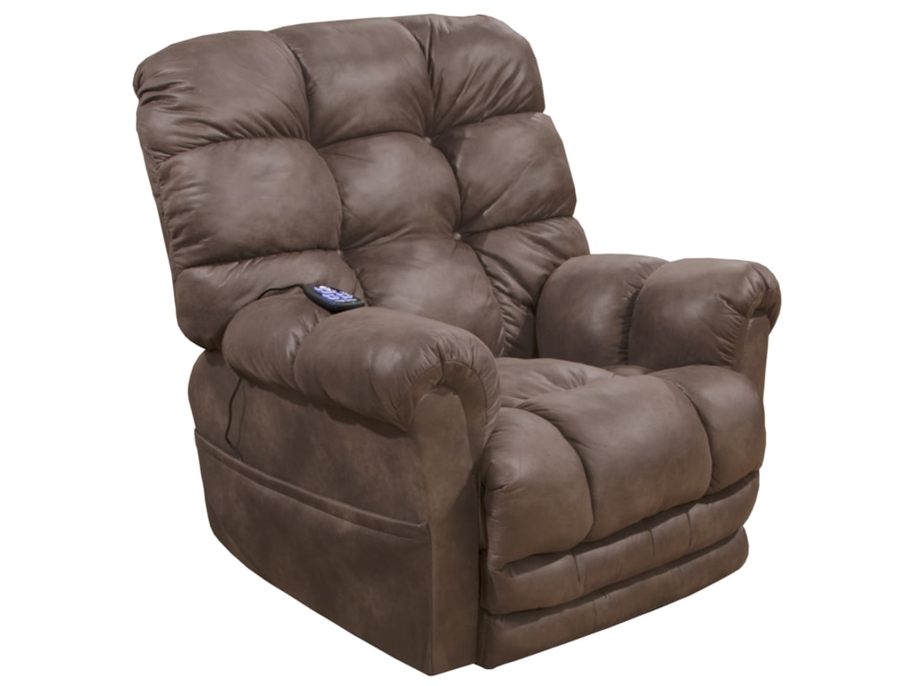 catnapper oliver casual power lift recliner with extended ottoman