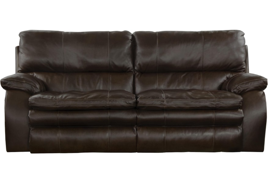 Catner Verona Lay Flat Reclining Sofa With Pillow Arms Catner Verona Lay Flat Reclining