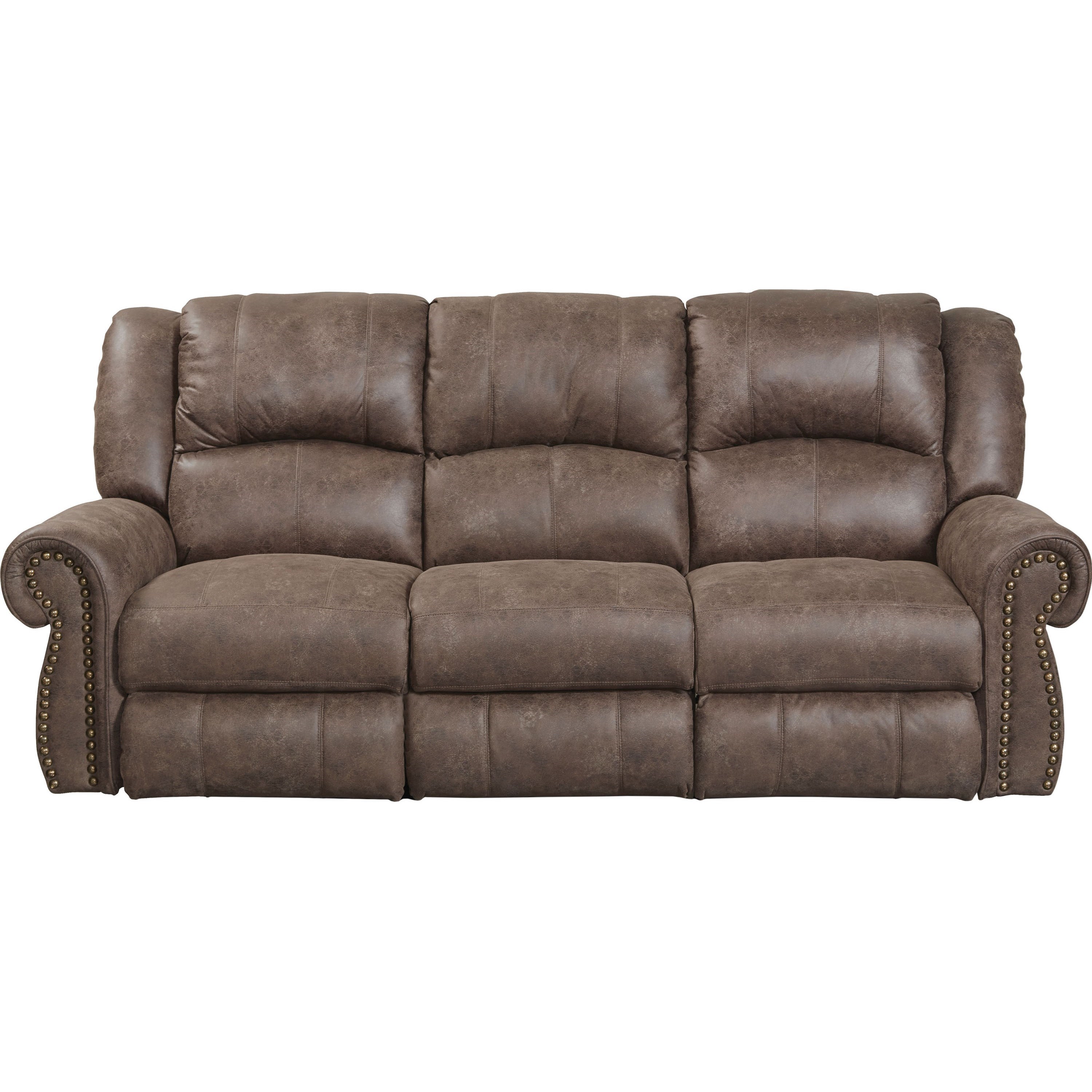 Catnapper Westin 1051 Reclining Sofa With Nailhead Trim Lapeer