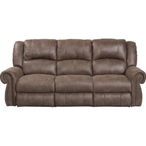 Catnapper Westin 1051 Reclining Sofa With Nailhead Trim Northeast Factory Direct Reclining Sofas