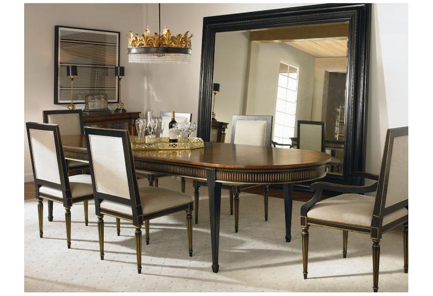 Century Barrington Formal Dining Table Withtapered Legs Sprintz Furniture Dining Room Table
