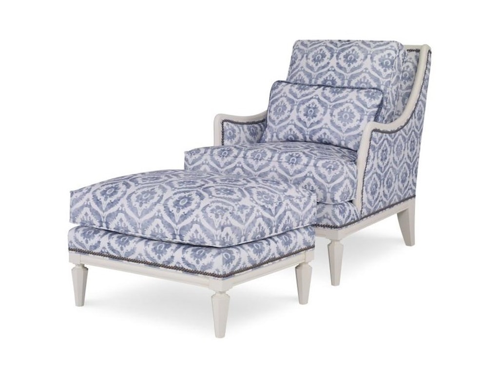 Century Century ChairJensen Chair and Ottoman