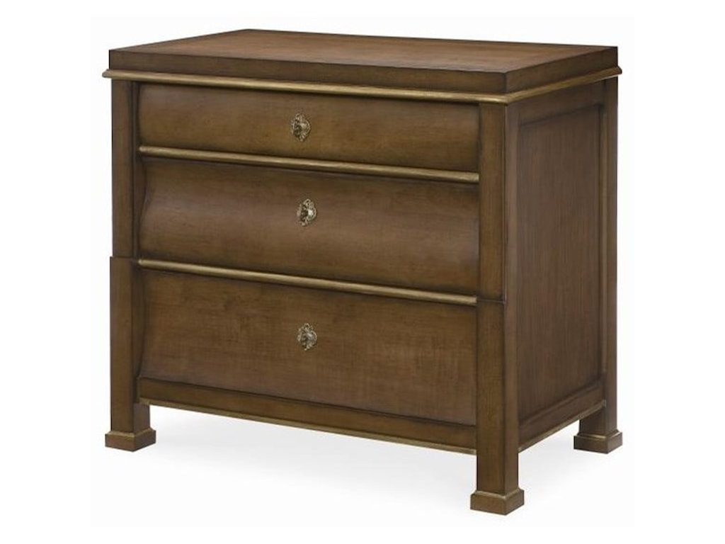 Century Consulate3 Drawer Ingre Night Stand