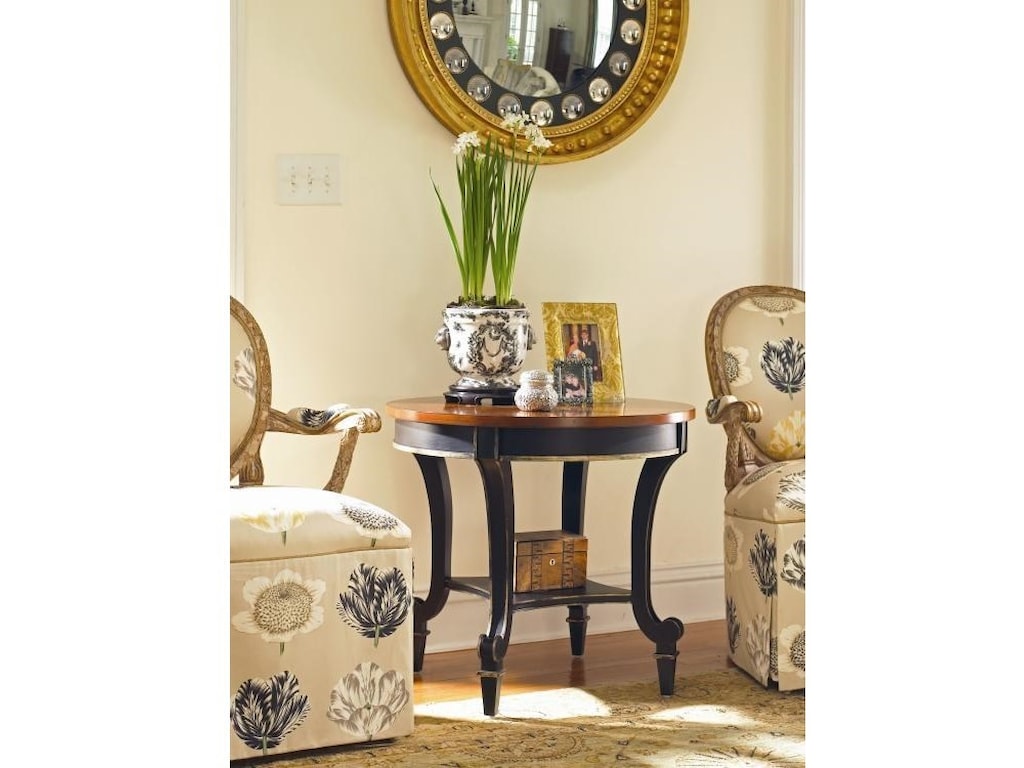 Century ConsulateGueridon Lamp End Table
