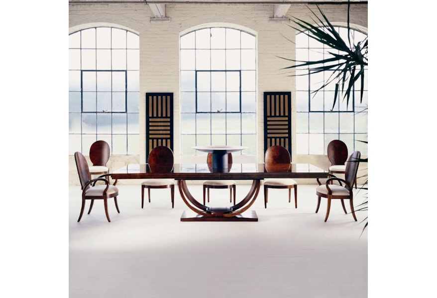 Century Omni 559 303 78 Dining Table With Two Removable Leaves Baer S Furniture Dining Tables