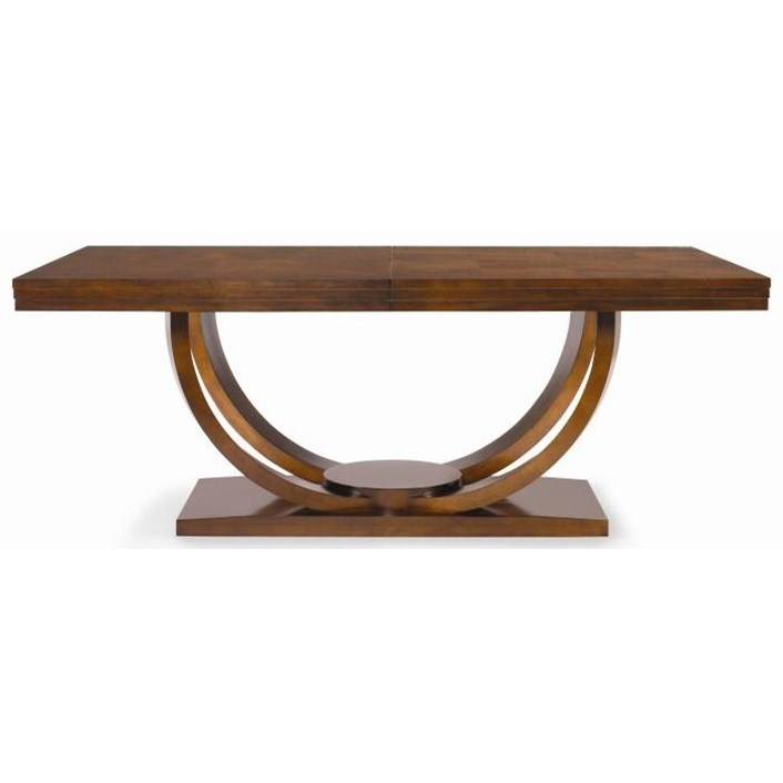 Century Omni 559 303 78 Dining Table With Two Removable Leaves Baer S Furniture Dining Tables