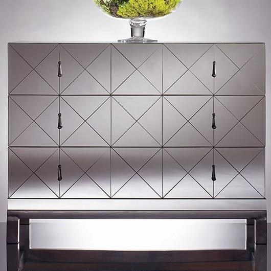 Century Omni 55a 709 Mirrored Drawer Chest Baer S Furniture Accent Chests