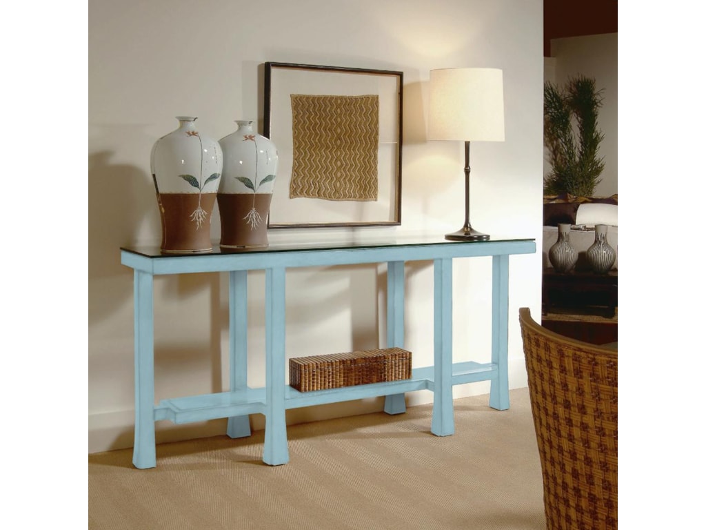 Century Century ClassicsConsole with Floating Glass Top