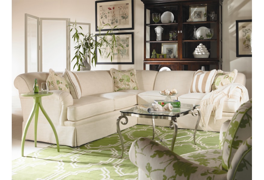 Century Furniture Ltd7600 3c Living Room Cornerstone Apt Sofa