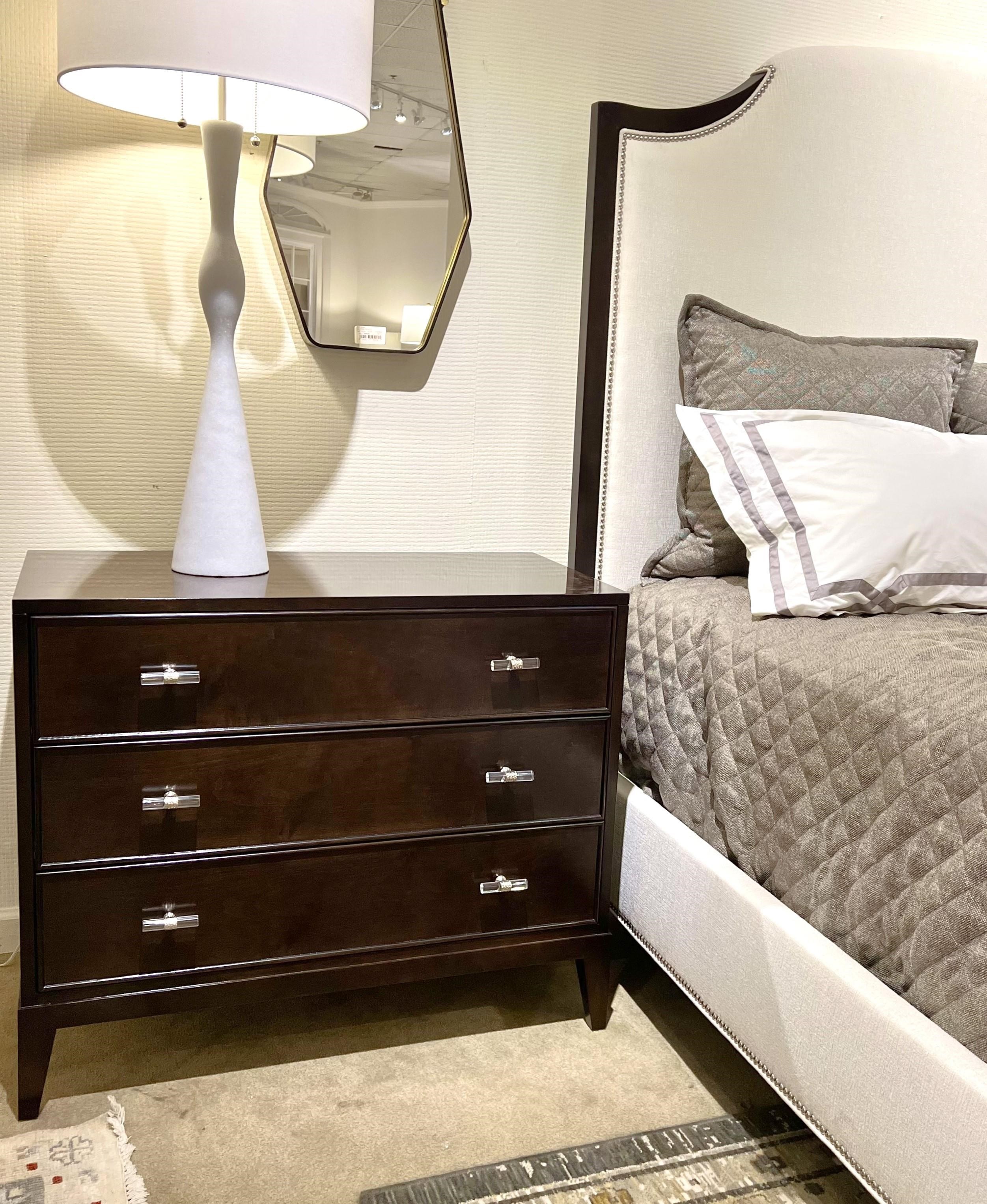 Century Bedroom Details Large Nightstand