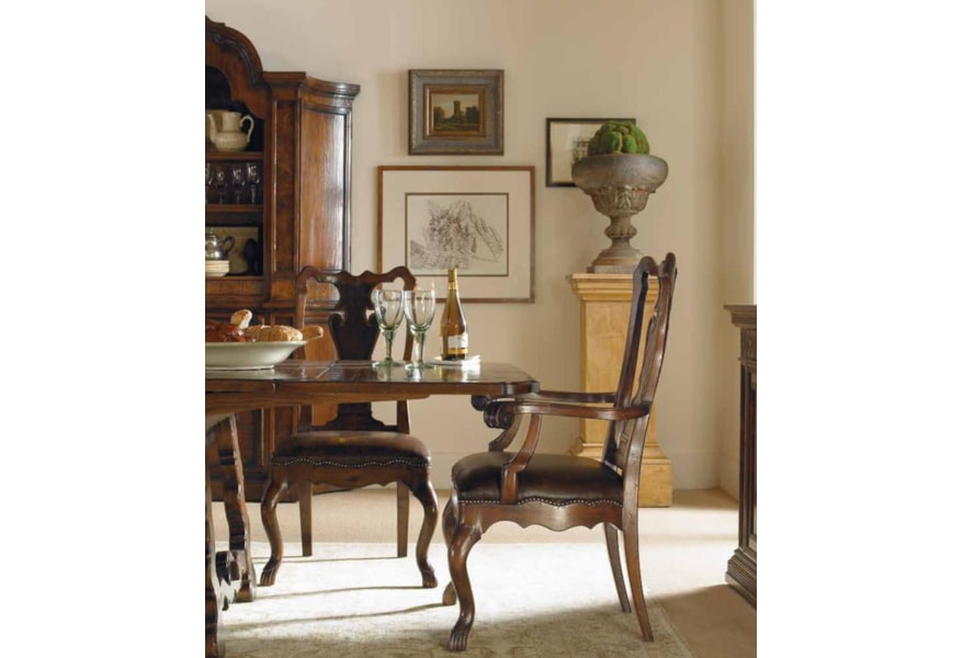 Century Marbella 661 661 511 Calderon Side Chair With Nail Head Trim Baer S Furniture Dining Side Chairs