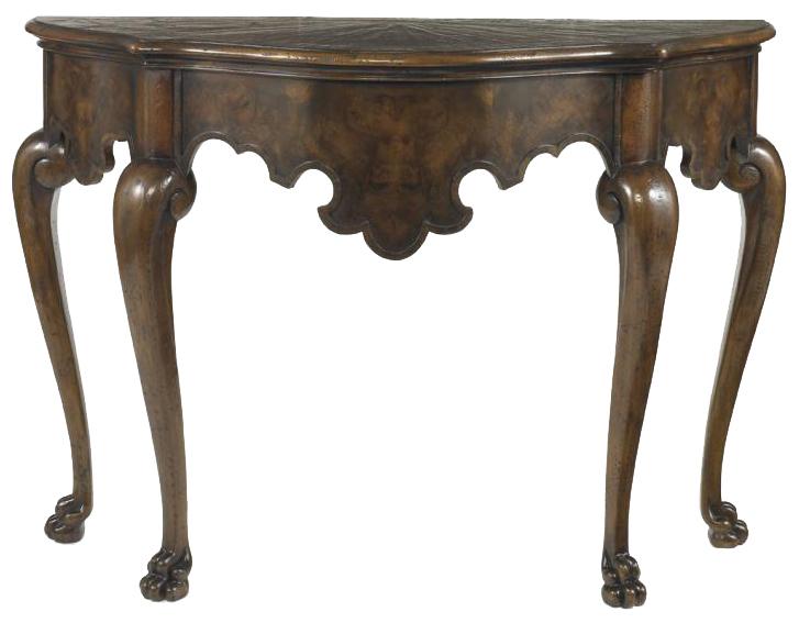 Flor Console Table with Cabriole Legs