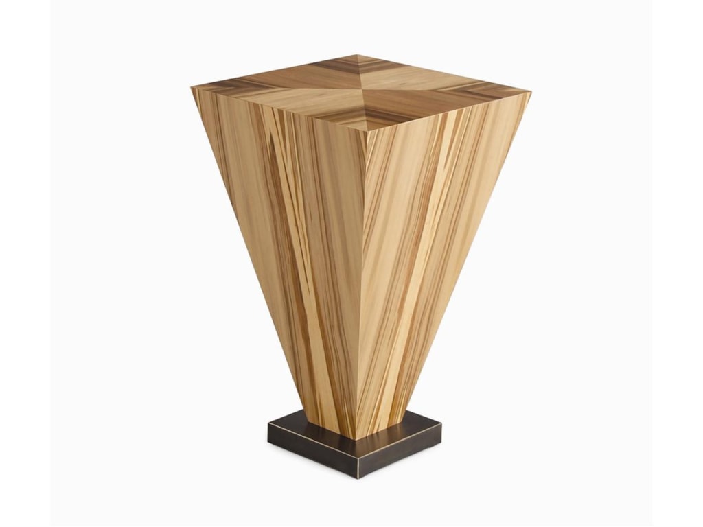 Century MilanChairside Table with Metal Base