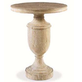 Solid Oak Turned Pedestal Table