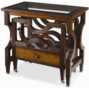 Century Monarch Fine Furniture 2 Traditional Nesting Bookrack Canterbury End Table Sprintz Furniture End Tables