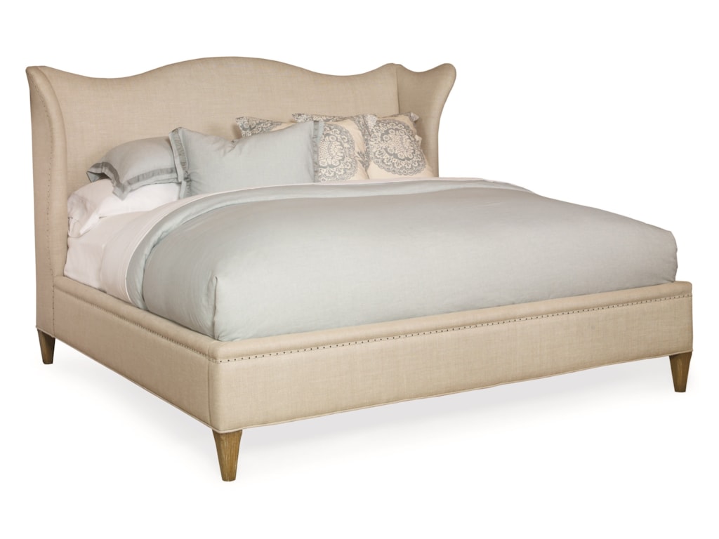 Century Monarch Fine FurnitureKing Hannah Wing Bed