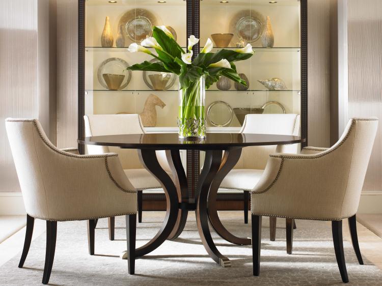 Century Tribeca 339 306 Round Dining Table Baer S Furniture