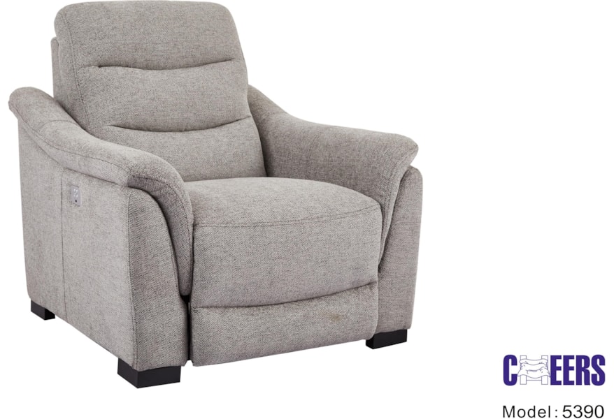 Cheers 5390 Power Recliner W Power Headrest Westrich Furniture Appliances Recliners
