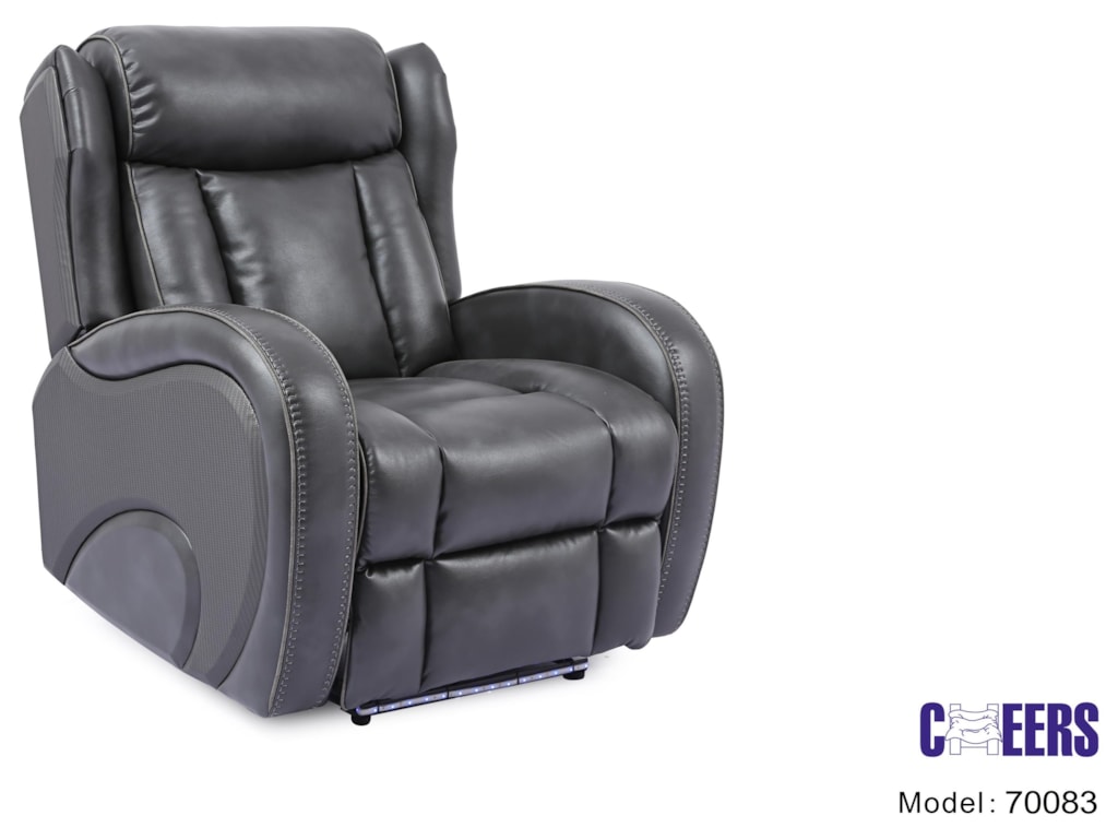 Cheers 70083 Motion Power Recliner With Power Headrest Usb