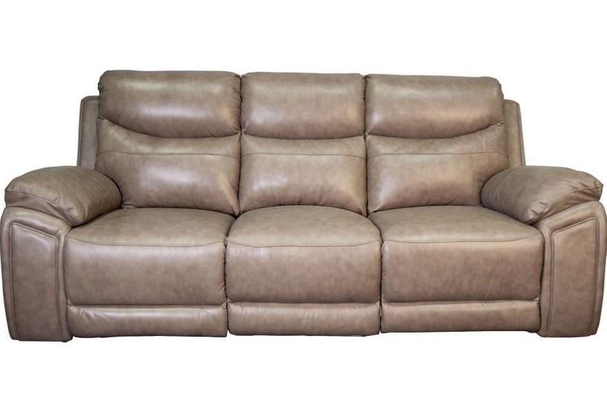 Cheers Jarvis Leather Match Reclining Sofa With Leather Match Reclining Sofa