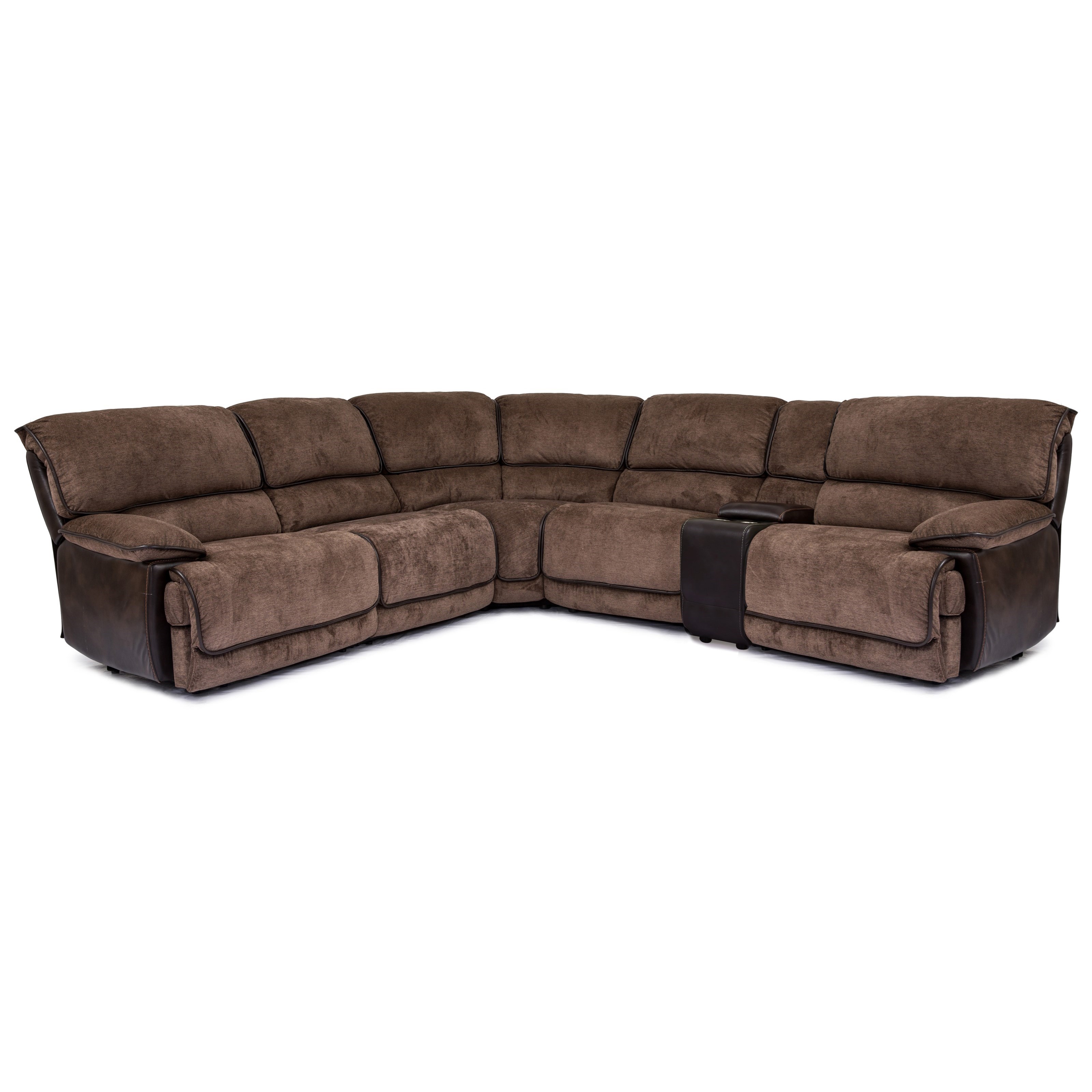 Cheers X8706m Power Reclining Sectional With Console Conlin S Furniture Reclining Sectional Sofas