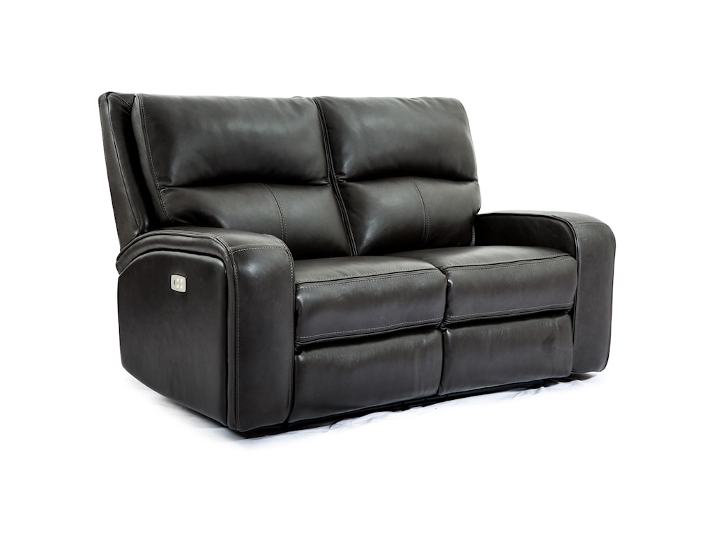 Cheers 5168hm Reclining Power Loveseat With Power Headrests