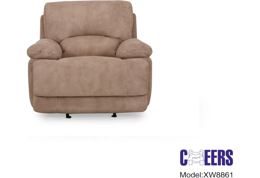Cheers Sofa 8861m Manual Motion Glider Recliner Westrich Furniture Appliances Upholstered Chairs