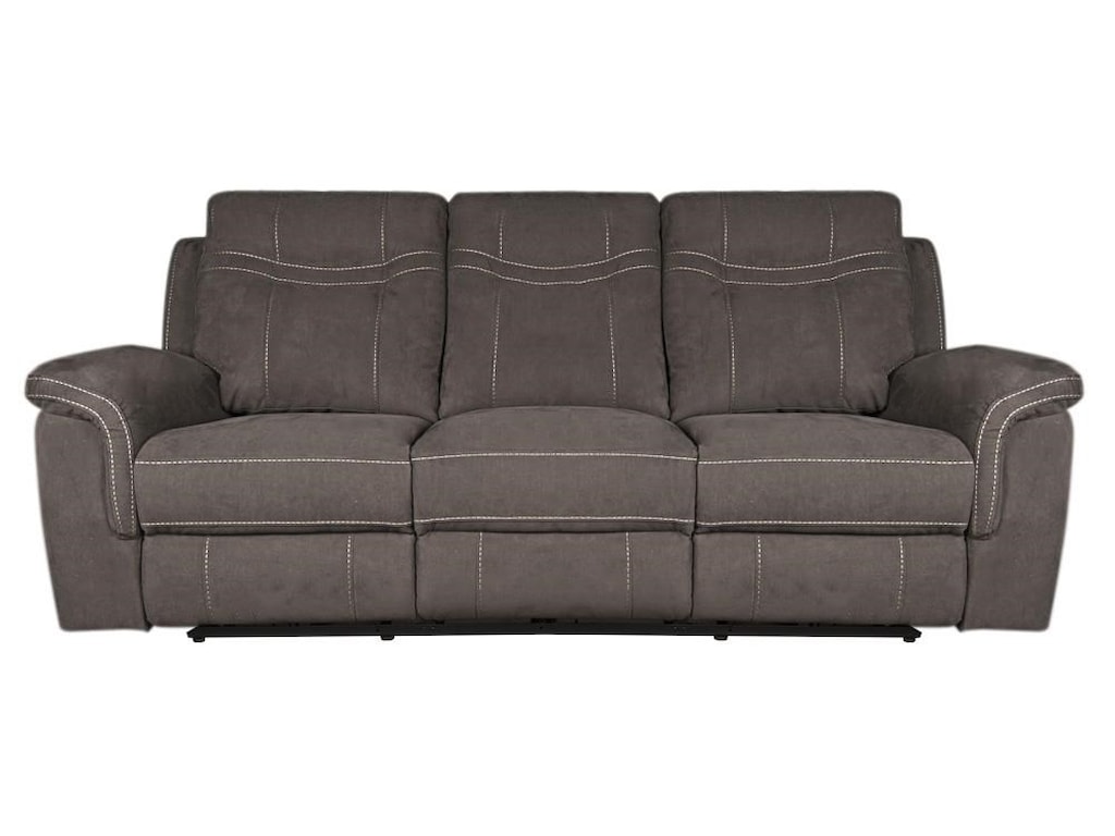 Pratt Modern Reclining Sofa With Headrest By Morris Home At