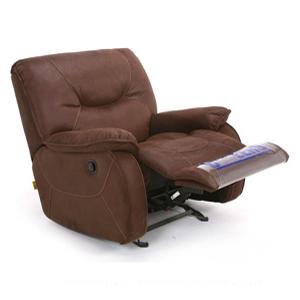 Cheers Sofa Recliners Contemporary Recliner With Pillows Curved