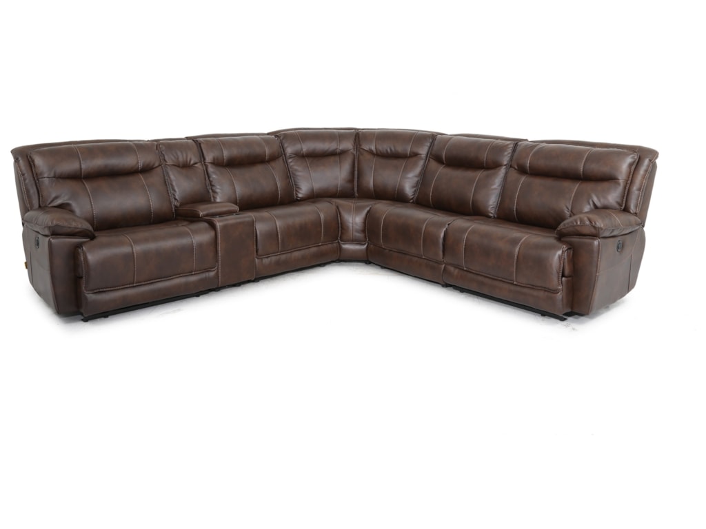 X9918m 6 Piece Reclining Sectional Sofa With Console Pilgrim X9918m 6 Piece Reclining Sectional Sofa With Console