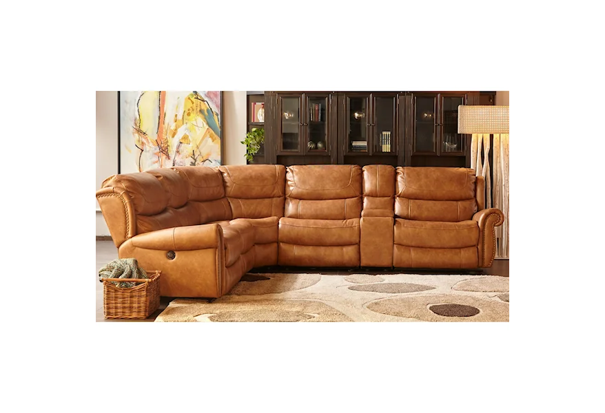 Cheers XW1012M QS Power Reclining Sectional with USB Port | Lagniappe Home  Store | Reclining Sectional Sofas
