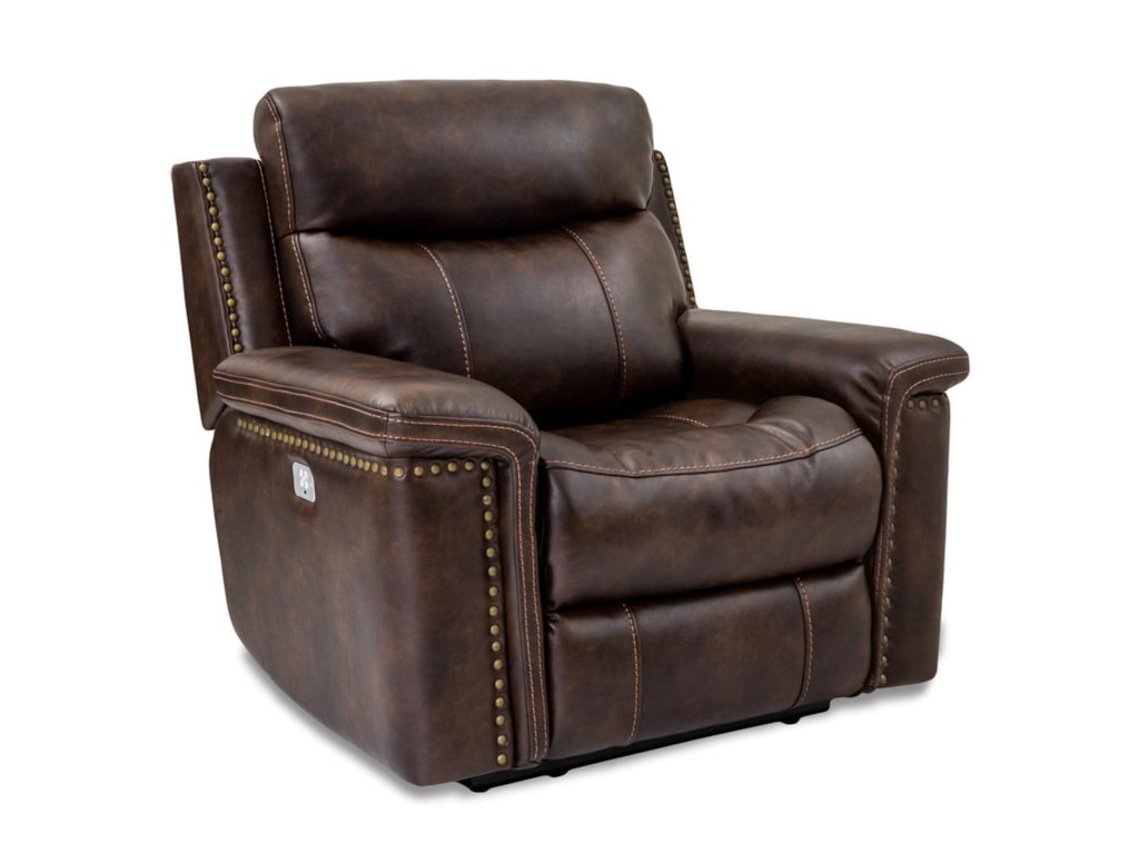 Cheers Sofa Phoenix Xw5258hm L1 1lfeh 3537 Leather Recliner Cheers Sofa Phoenix Leather Recliner With Head Footrests