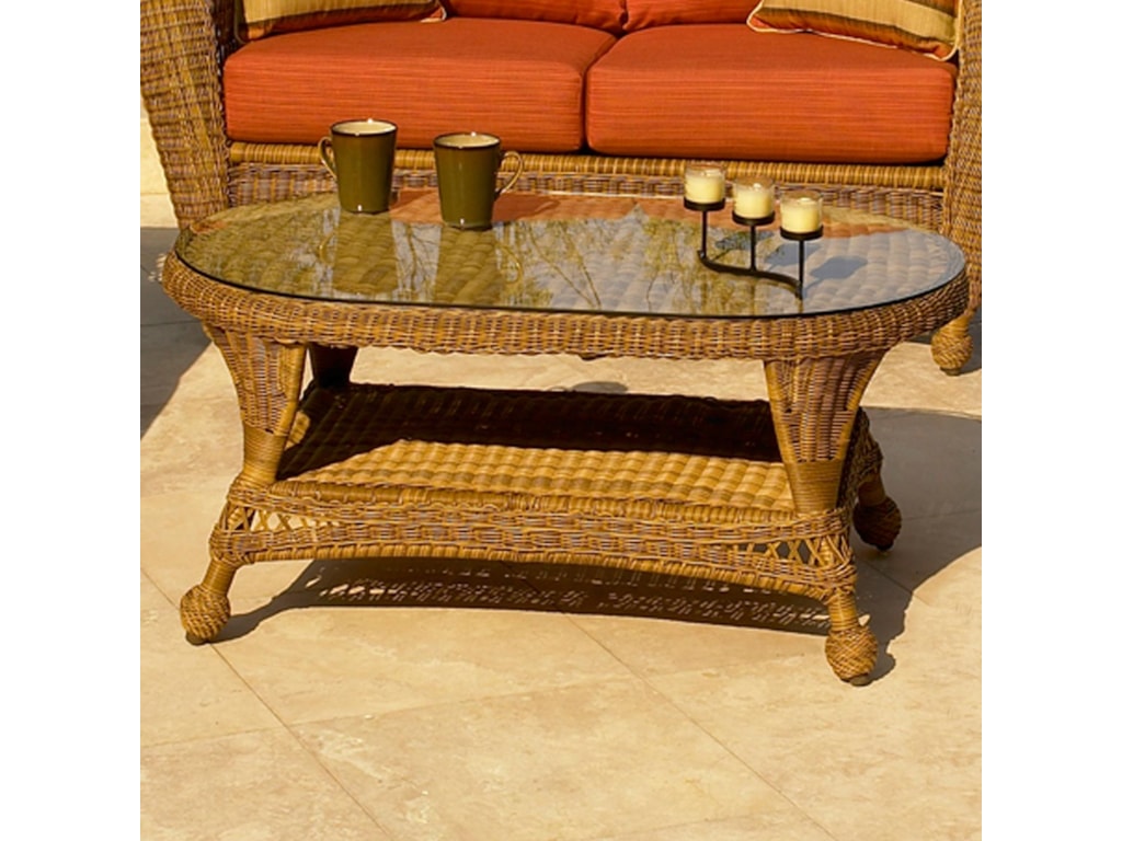 Northcape International Charleston Wicker Coffee Table Becker Northcape International Charlestoncoffee Table