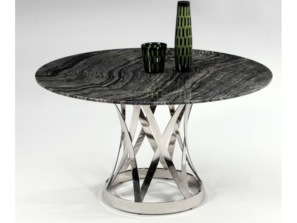 Chintaly Imports JanetMarble Top Dining Table