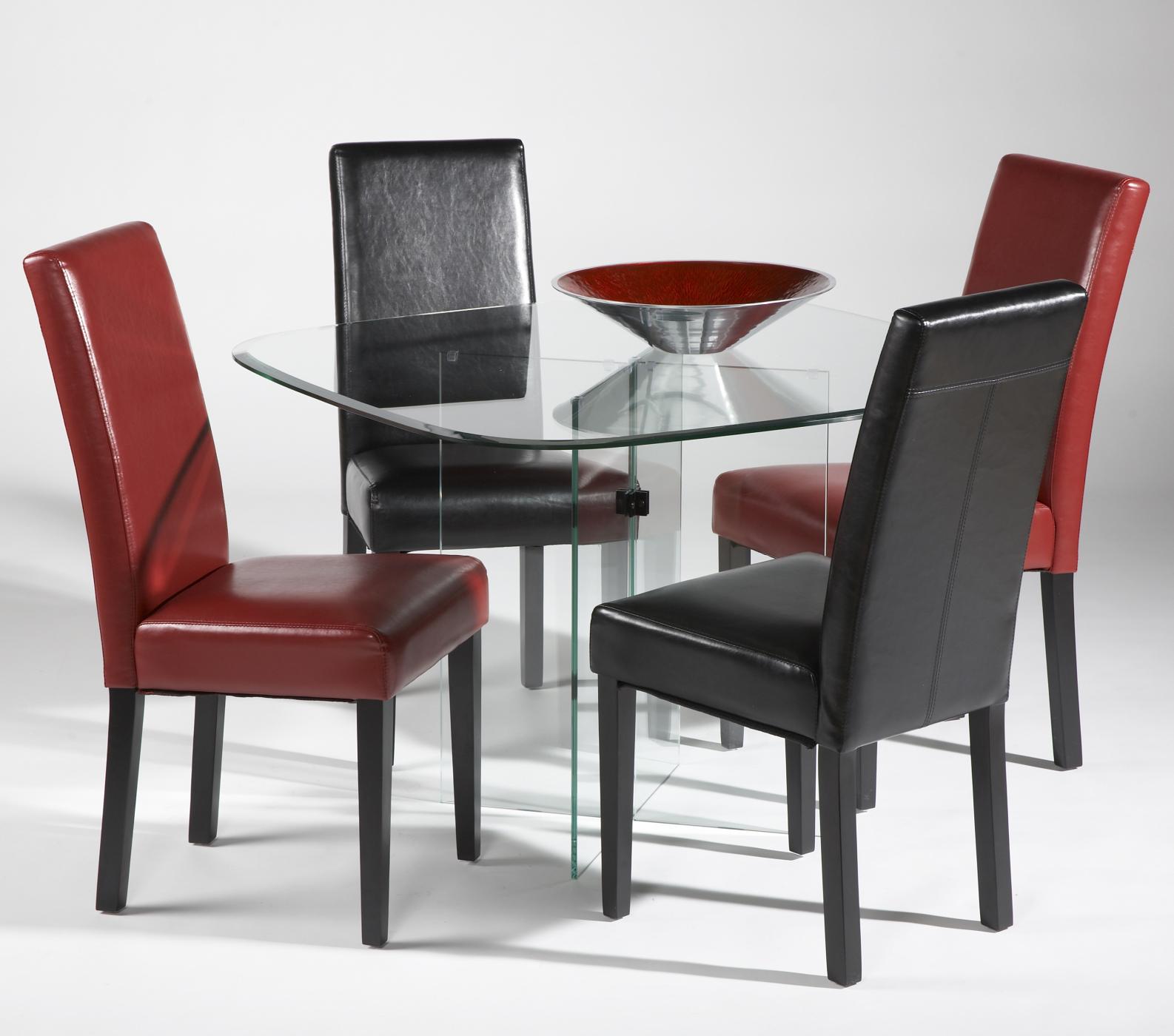 Chintaly Imports Parsons Straight Bck Prs Blk Straight Back Upholstered Parsons Dining Side Chair Corner Furniture Dining Side Chair