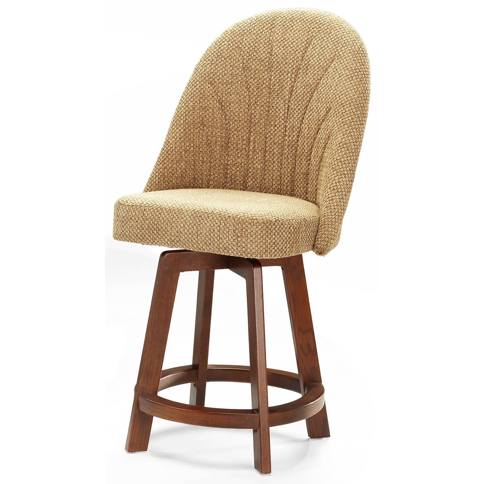 Chromcraft Custom Dining Counter Height Bar Stool With Full Back Lindy S Furniture Company Bar Stools