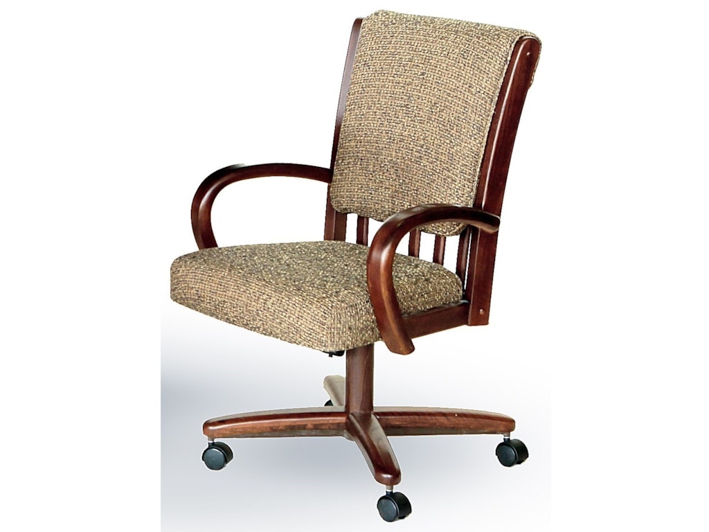 Chromcraft Custom Dining Chair With Casteremory Foam Chromcraft Custom Diningdining Chair
