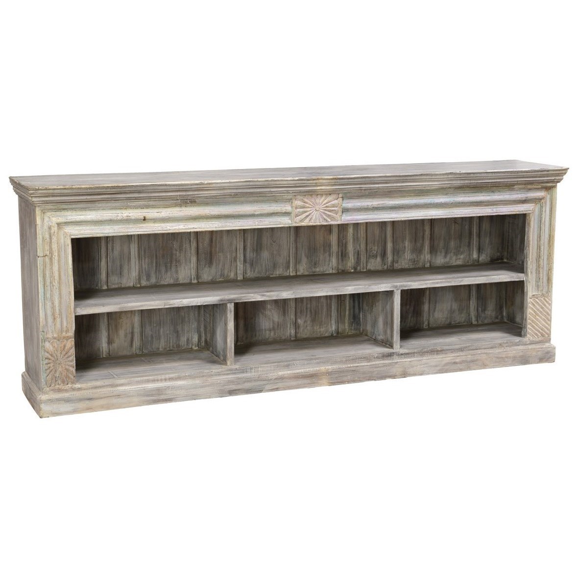 Mixed Reclaimed Wood Bookshelf 