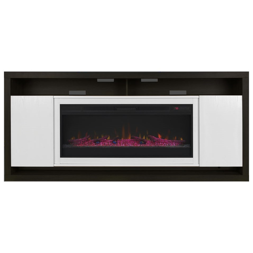 Classicflame Bal Harbour 78 Media Mantel With Fireplace And Cord