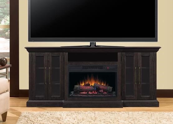 Classicflame Grand Tv Stand With Fireplace Insert And Storage