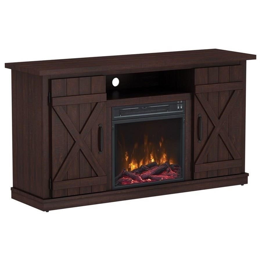 48" Media Mantel with Fireplace and Wire Access Holes Sadler's Home
