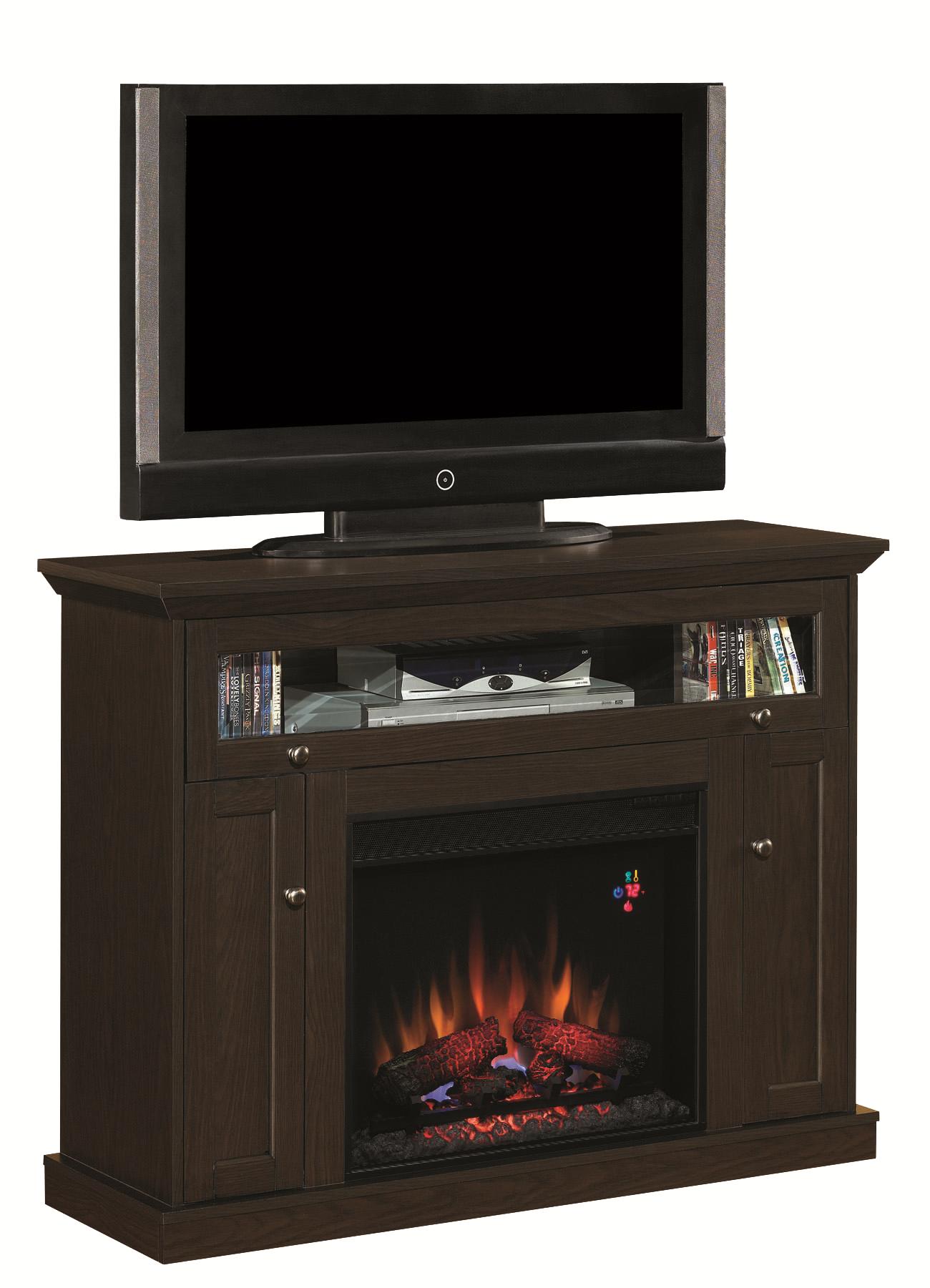 Classicflame Windsor Dual Entertain Media Fireplace Mantel