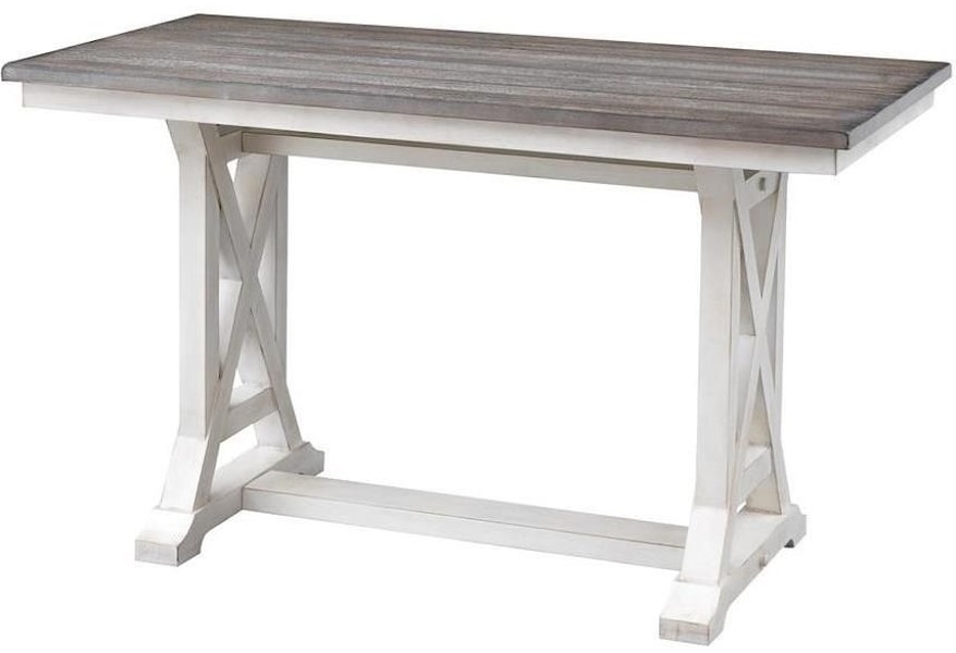 C2c Bar Harbor Ii Farmhouse Style Counter Height Dining Table Walker S Furniture Dining Tables