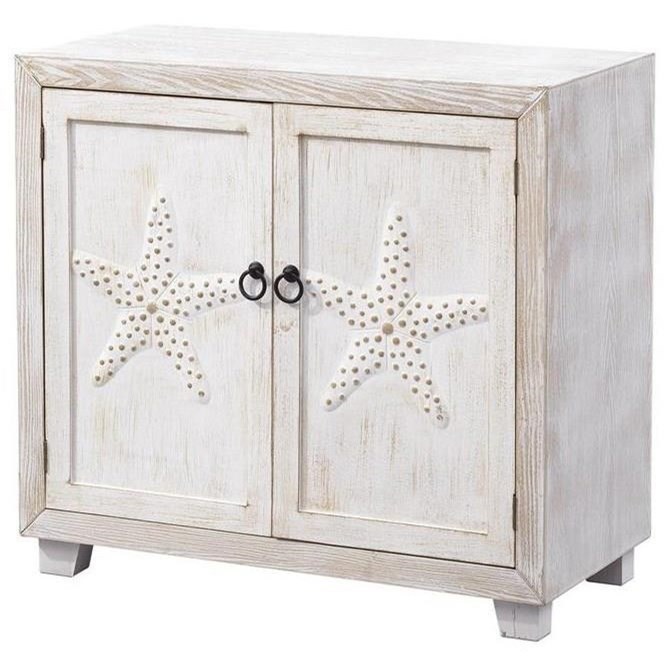 Coast To Coast Imports Pieces In Paradise Coastal Themed Two Door Cabinet Lagniappe Home Store Accent Chests