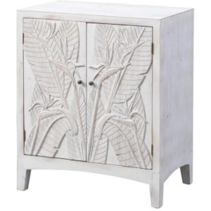 Coast To Coast Imports Pieces In Paradise 48147 Tropical White Two Door Cabinet Baer S Furniture Accent Chests