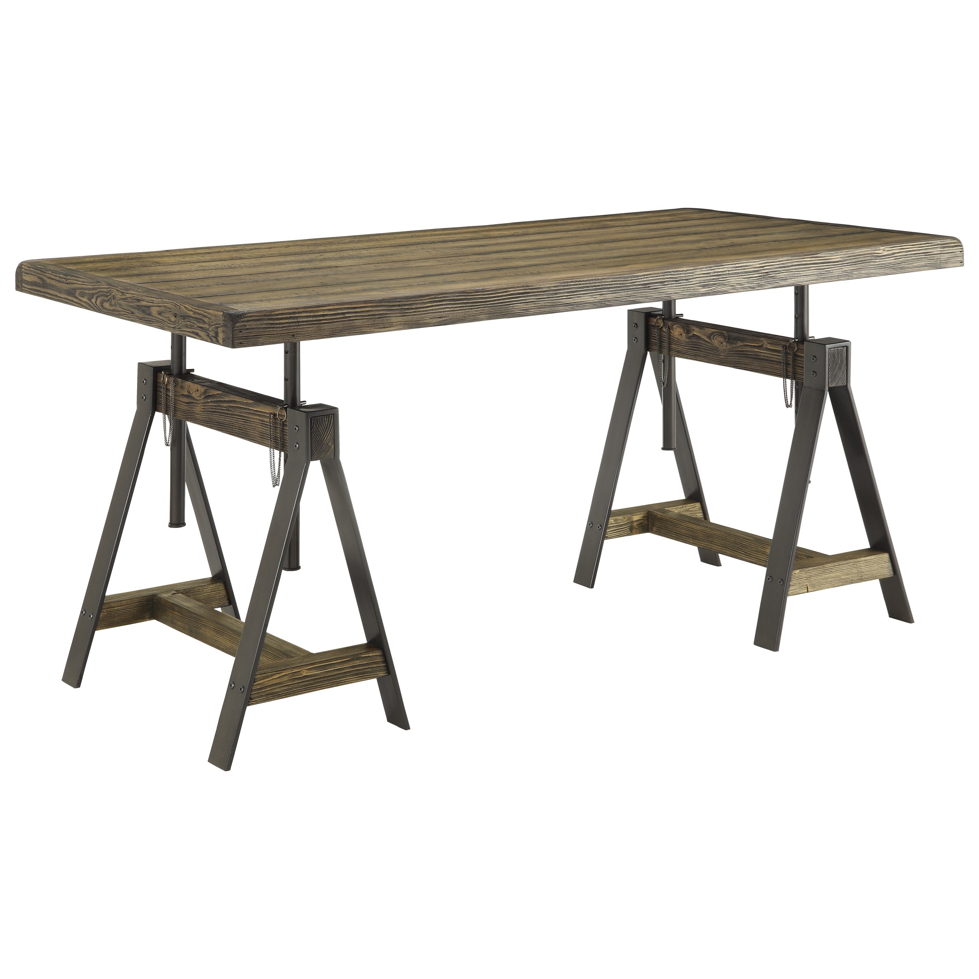 Coast To Coast Imports Camden Camden Adjustable Height Writing Desk Dining Table Zak S Home Dining Tables