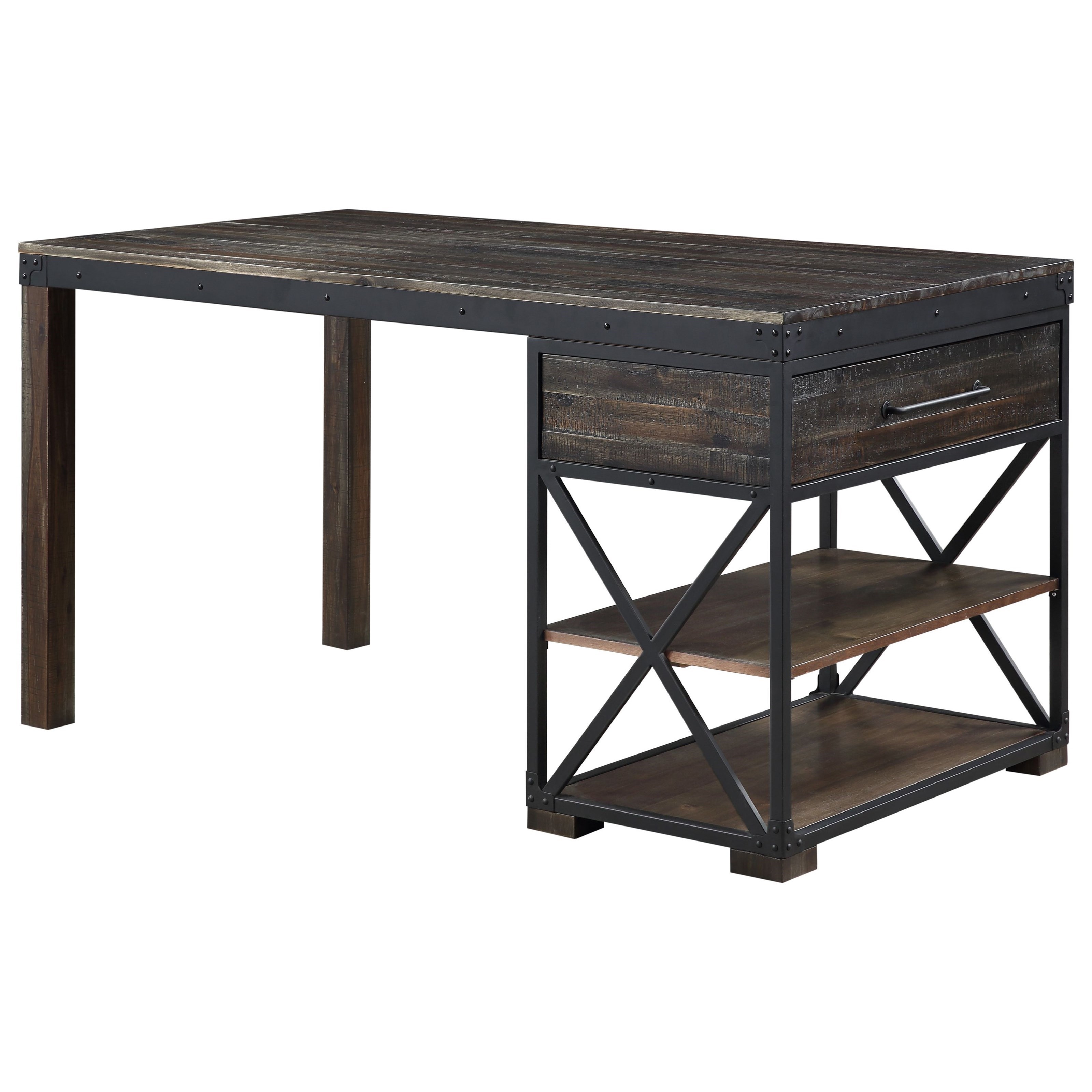 Coast To Coast Imports Canyon Ridge Industrial Counter Dining Table Zak S Home Pub Tables