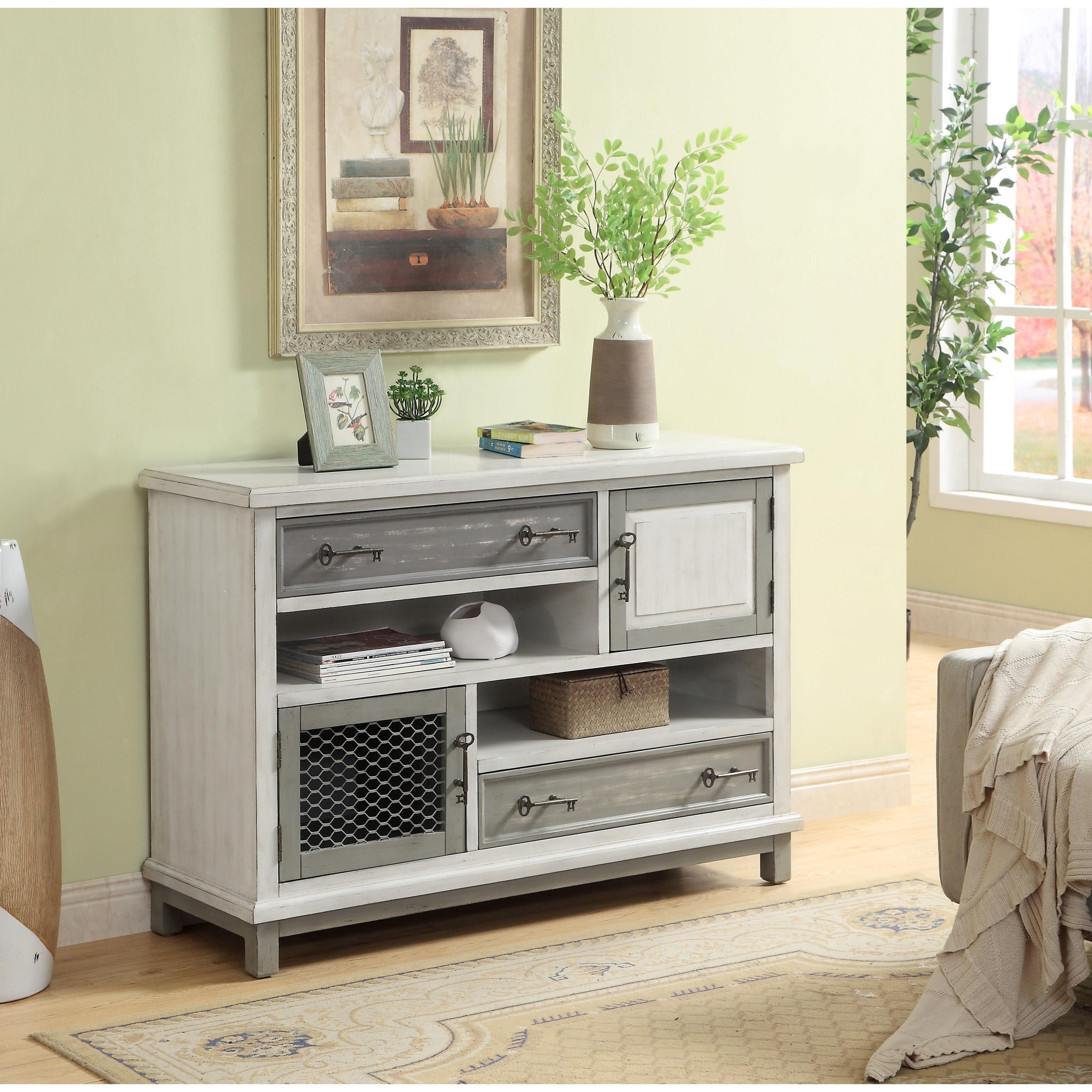 Coast To Coast Accents Two Drawer Two Door Media Credenza